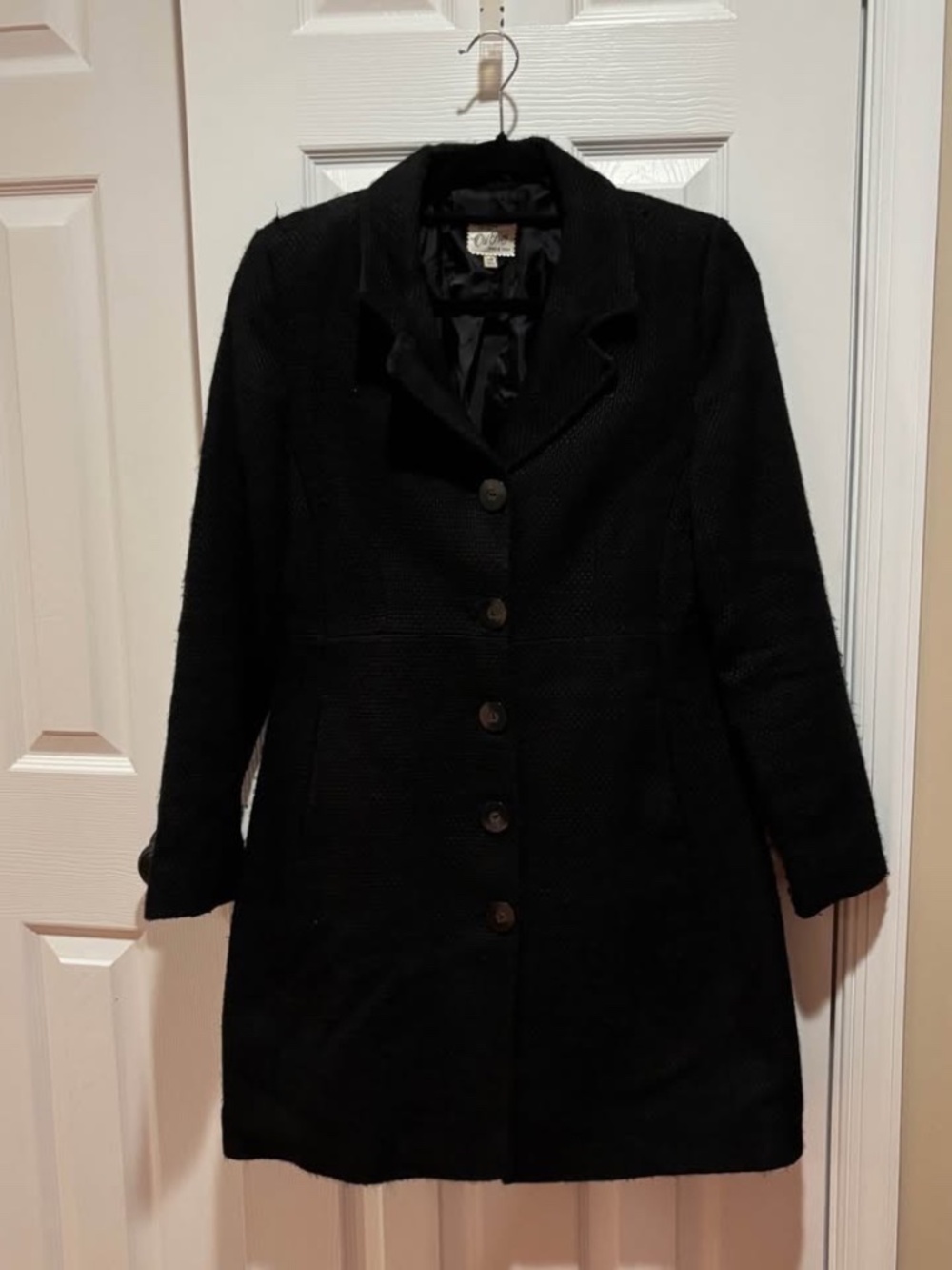 Old Navy Black Peacoat Size Medium
